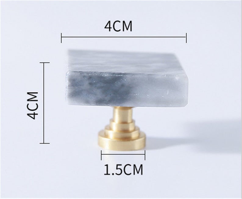 Marble Brass Knobs Dresser Knobs Pulls Drawer Knobs Square Rectangle Kitchen Cabinet Door Knobs Handles Cupboard Hardware Decor