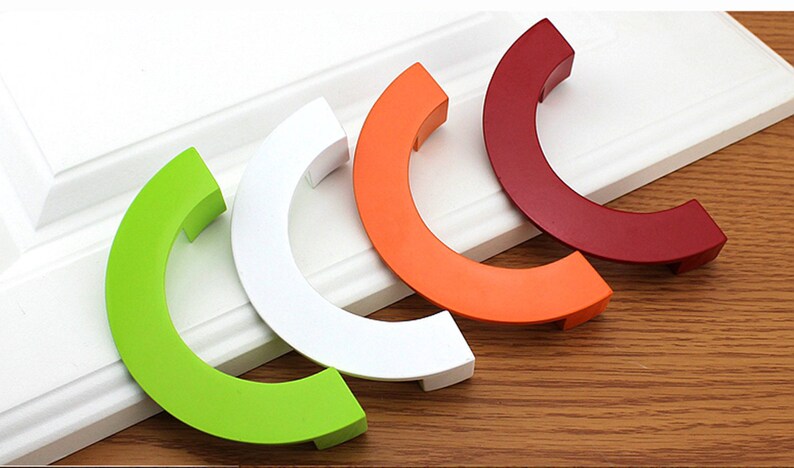 3.78 Colorful Pulls Handles Drawer Pulls Handles American Pulls Handles Furniture Hardware Kitchen Cabinet Door Handle Pull 96mm