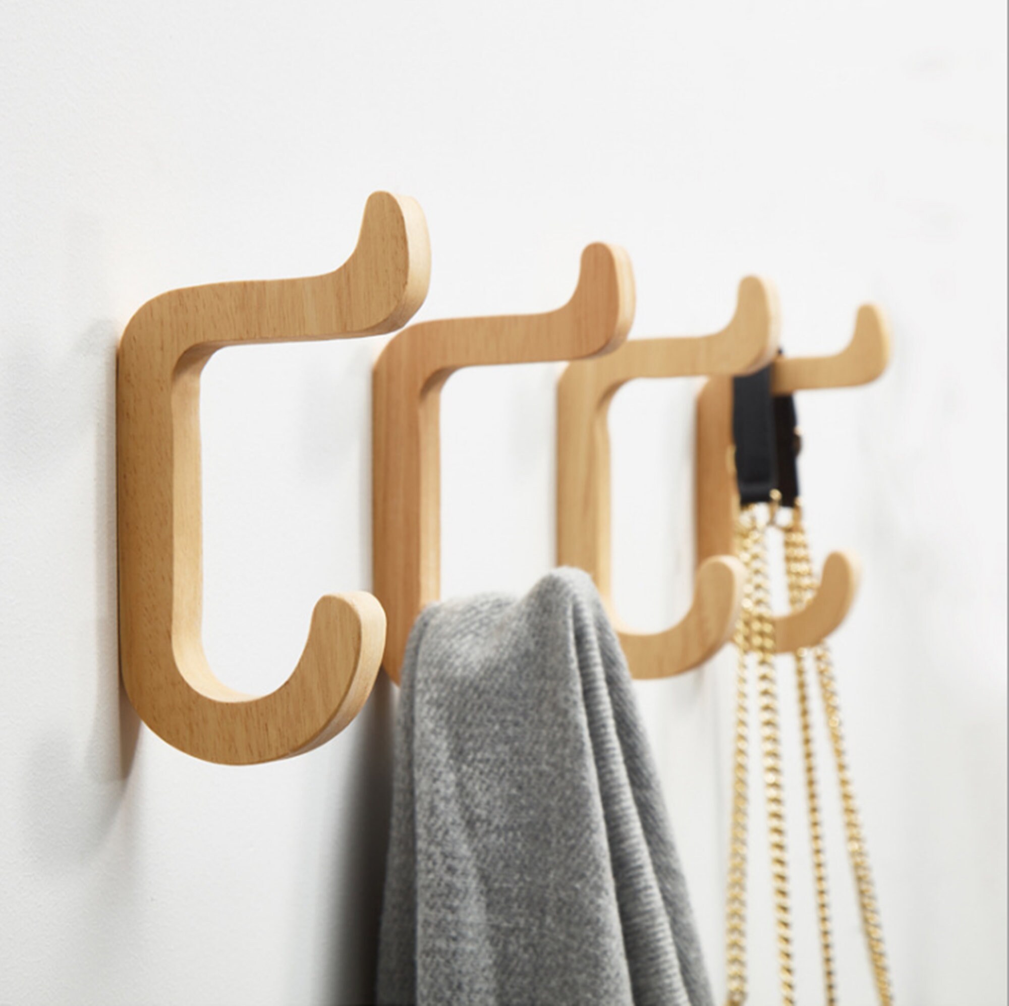 Wood Coat Hooks