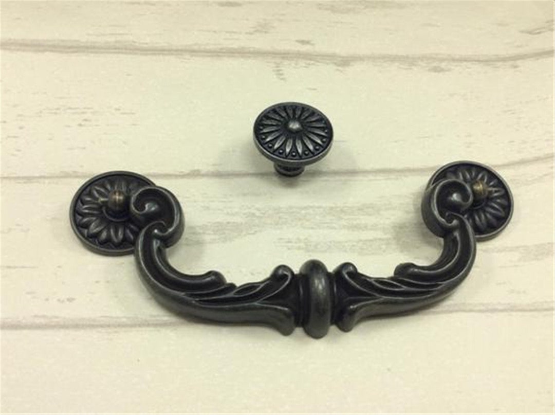 6'' Rustic Dresser Pulls Drawer Handles Pulls Drop Bail Pulls Antique