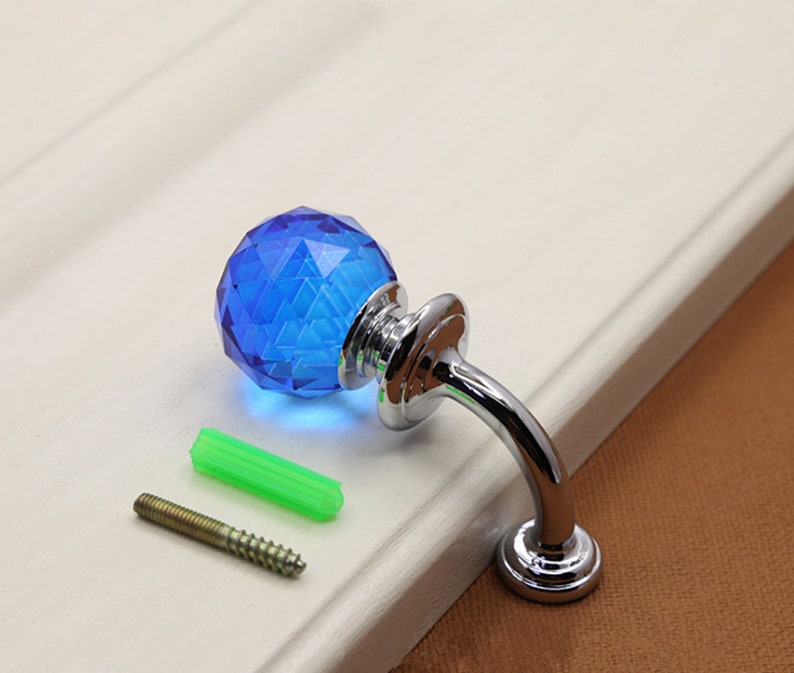 Glass Wall Hooks Decorative Hooks Clear Crystal Rhinestone Etsy