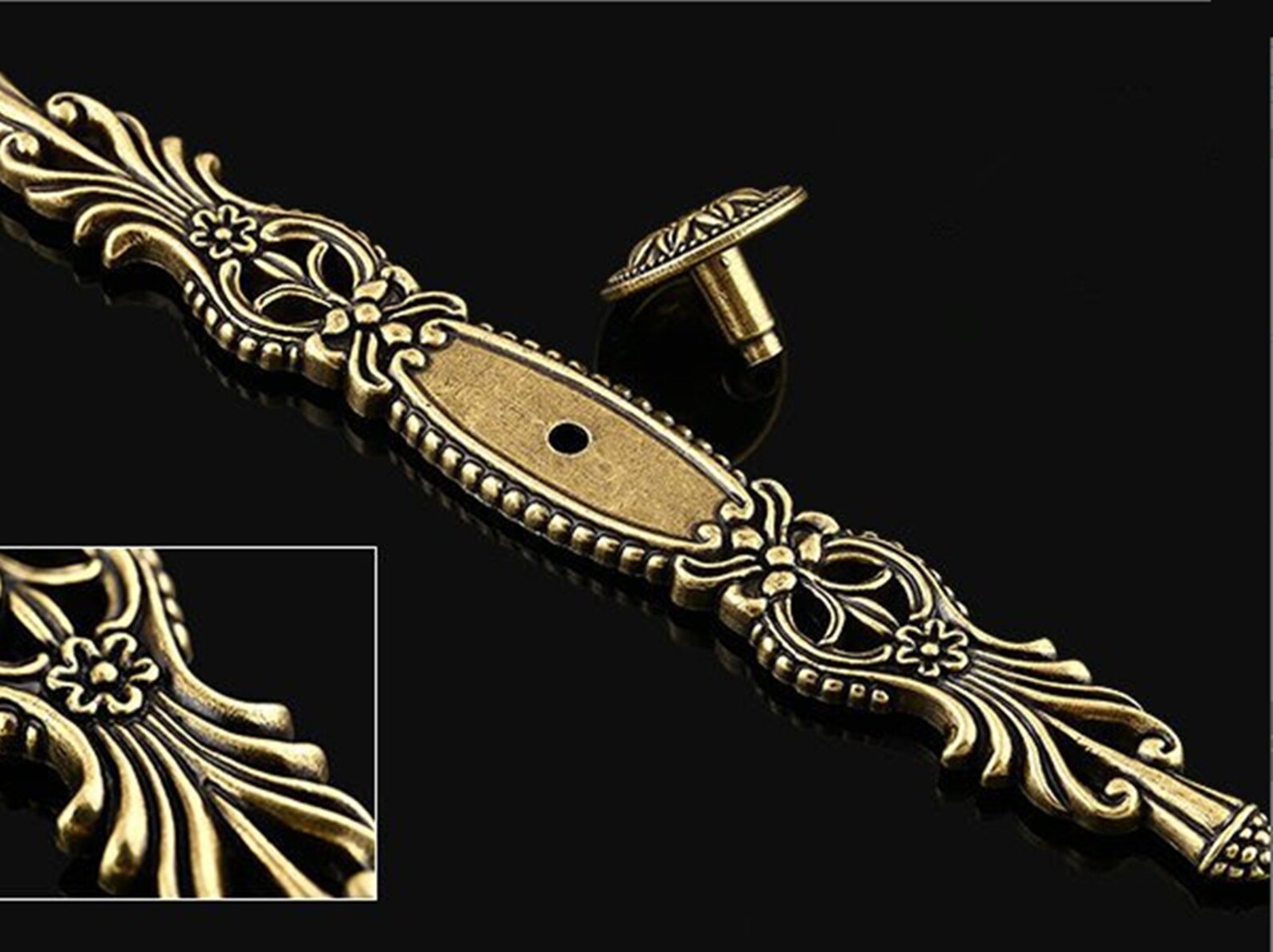 Vintage Style Dresser Knob Pull Drawer Knobs Pulls Handles Etsy