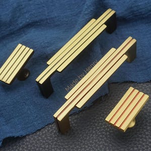 3,78 &quot;5&quot; einzigartige Schublade zieht Knöpfe Dekorative Schrank Griffe Möbelknöpfe, Goldmessing Küche Pulls Schrankgriffe Möbelbeschläge