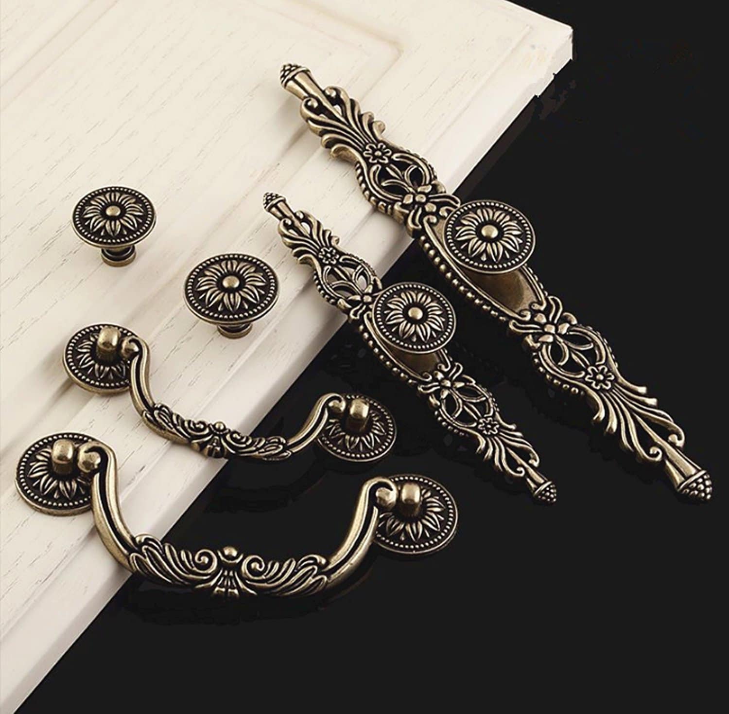 Vintage Style Dresser Knob Pull Drawer Knobs Pulls Handles Etsy