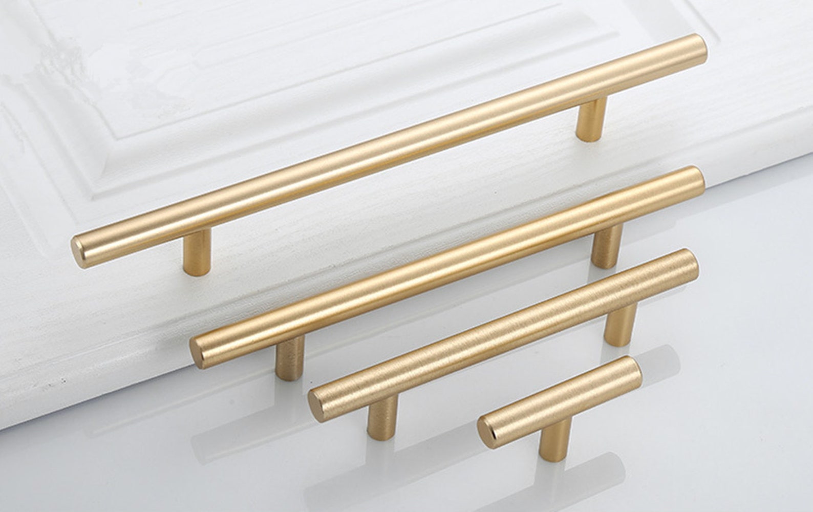 3.78 5 6.3 7.55 Brushed Gold Drawer Etsy Canada