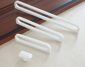 3.65'' 5'' 7.55‘’ 12.6'' White Drawer Pulls knob Dresser Knobs Cabinet Pulls Handles Green Hollow Kitchen Pulls Wardrobe Handles