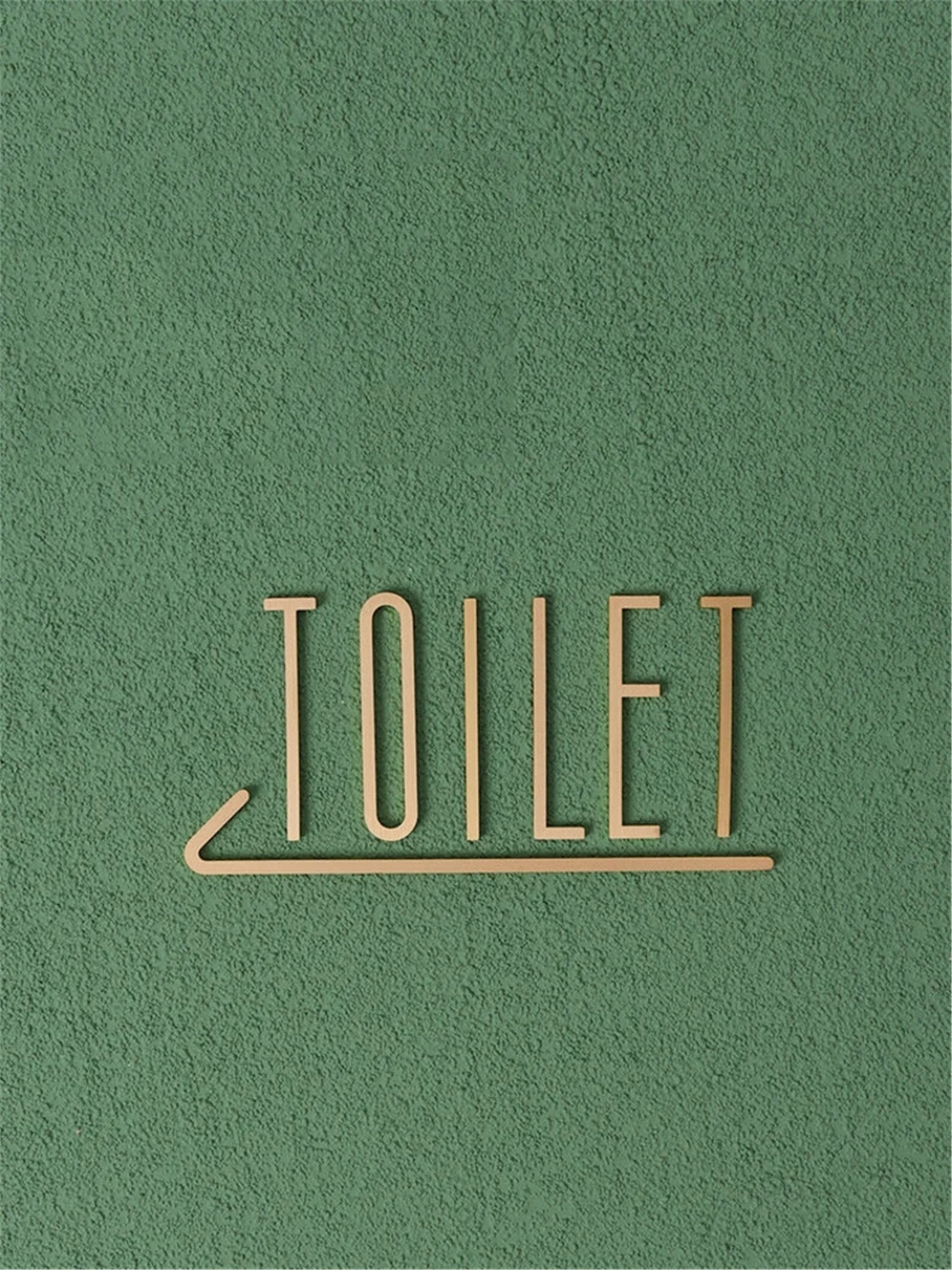 Gold Bathroom Sign /brass Restroom Door Sign/ Male and Female Etsy