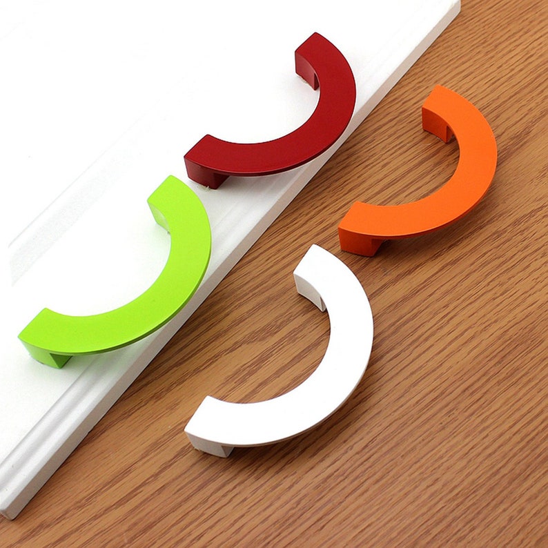 3.78 Colorful Pulls Handles Drawer Pulls Handles American Pulls Handles Furniture Hardware Kitchen Cabinet Door Handle Pull 96mm