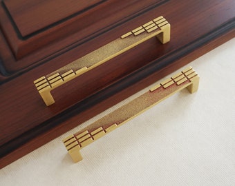 5'' Cabinet Handles Door Pull Black Brass Drawer Knobs Handles Copper  Dresser Pulls Kitchen Cupboard Handles Hardware 128mm