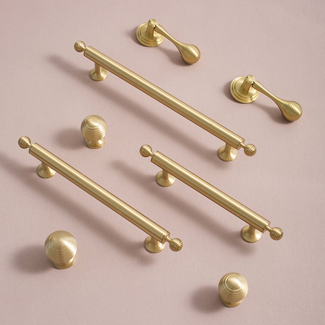 3.78'' 5'' 6.3solid Brass Kitchen Pulls - Etsy