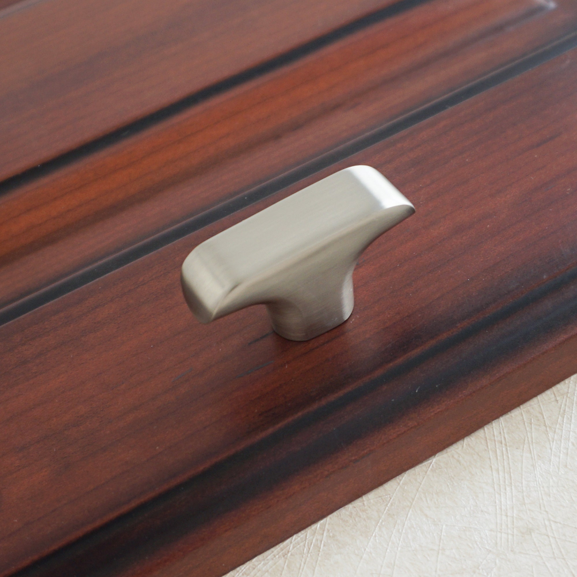 3.78 5 7.55 Brushed Brass Drawer Pulls Etsy