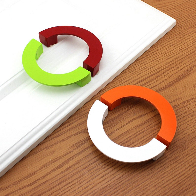 3.78 Colorful Pulls Handles Drawer Pulls Handles American Pulls Handles Furniture Hardware Kitchen Cabinet Door Handle Pull 96mm
