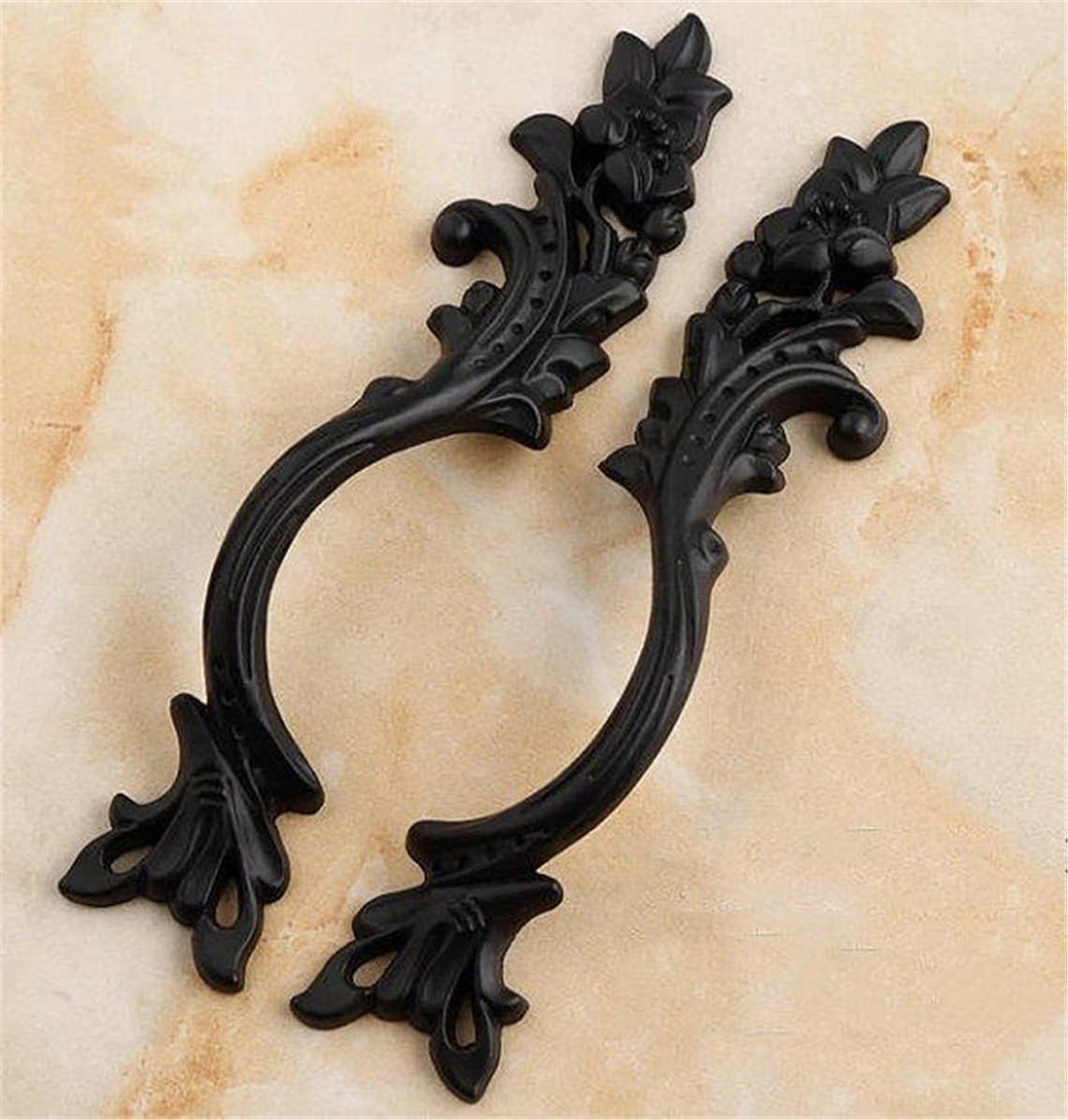 Black Door Handle Pulls Drawer Pull Handles Dresser Etsy UK