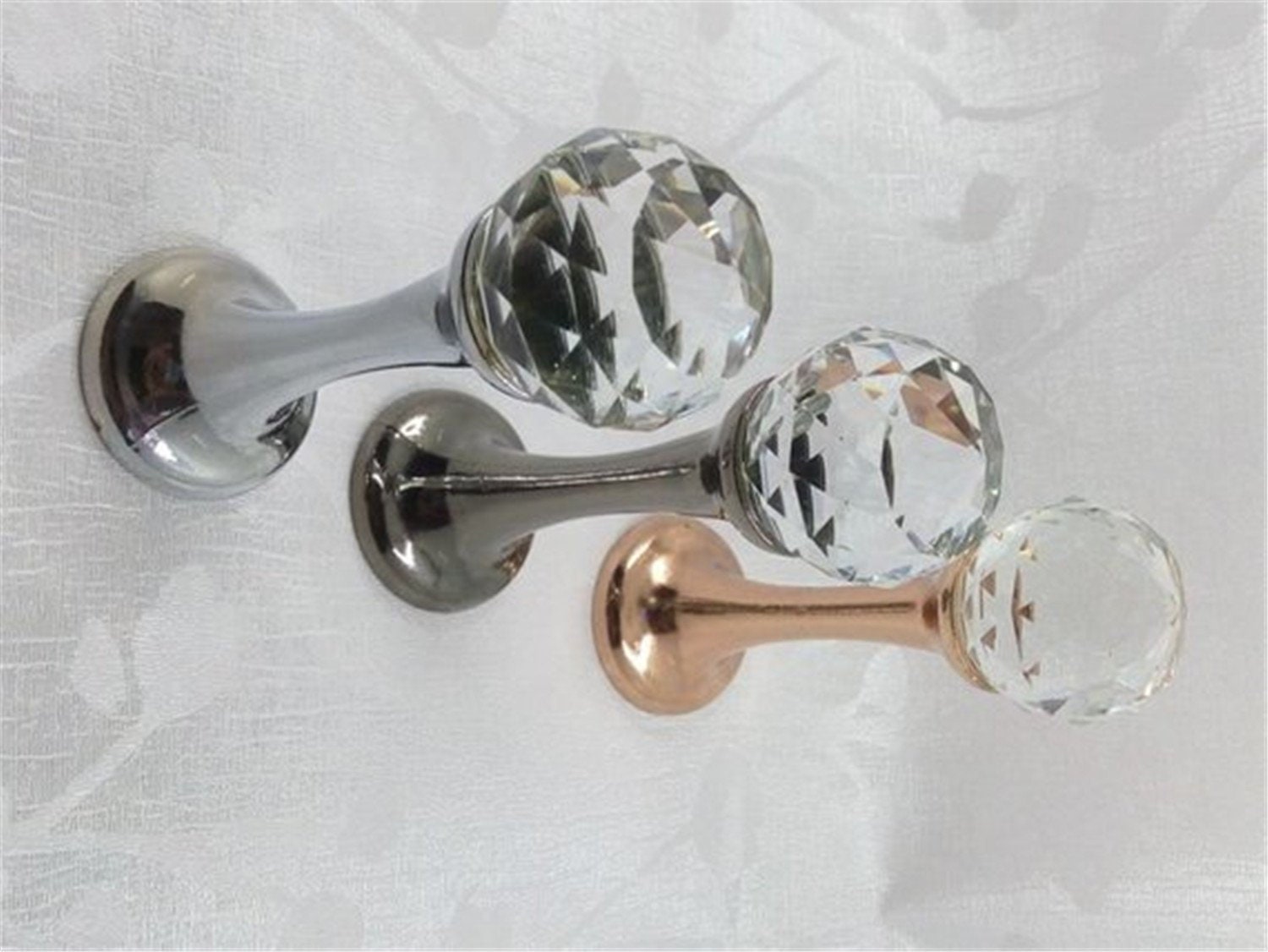 Glass Hook Decorative Hooks Wall Hooks Clear Silver Black Gold Etsy