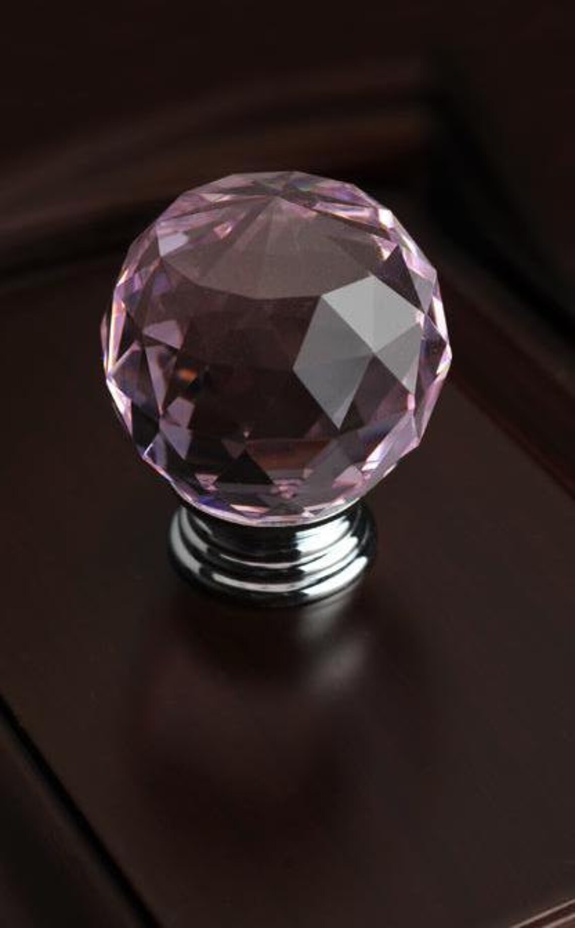 Black Glass Crystal Knobs Diamond / Kitchen Knobs Etsy