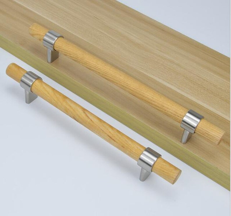 Large Wood Wardrobe Handles Pulls Dresser Knob Drawer Pulls Etsy
