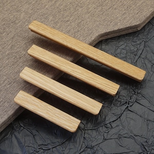 Natural Wood Cabinet Pulls Knob Oak Kitchen Knobs Handles Walnut Dresser Handle Minimalism Drawer Pulls Wooden Drawer Pull Round Knob