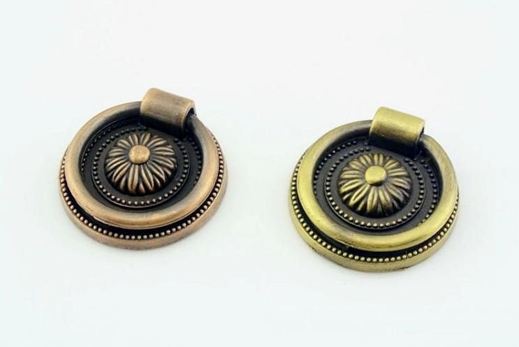 Dresser Knob Ring Drawer Knobs Pulls Handles Antique Bronze | Etsy