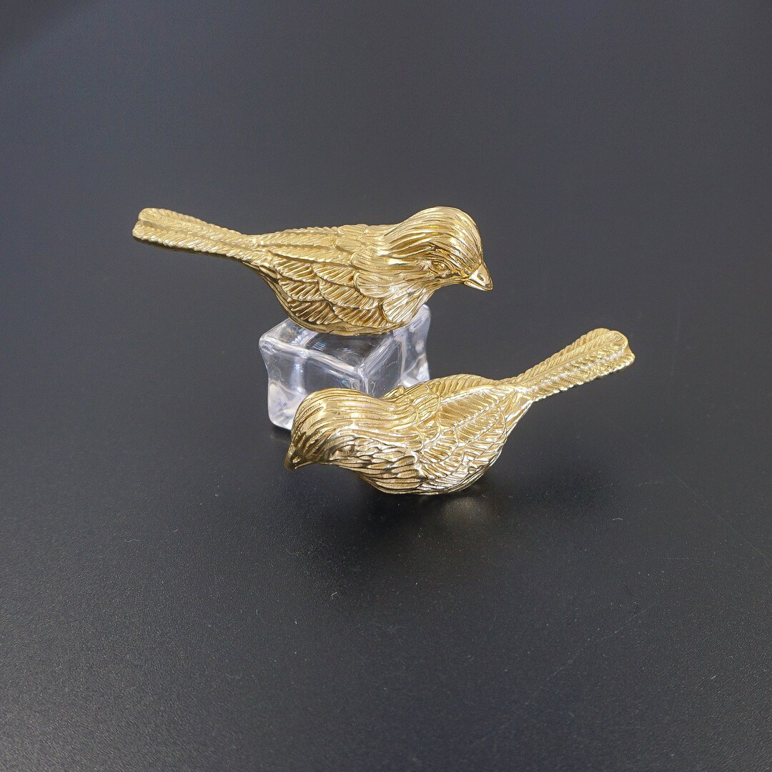 Solid Brass Bird Knob Handles Drawer Pull and Knobs Handles