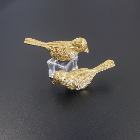 Solid Brass Bird Knob Handles Drawer Pull and Knobs Etsy