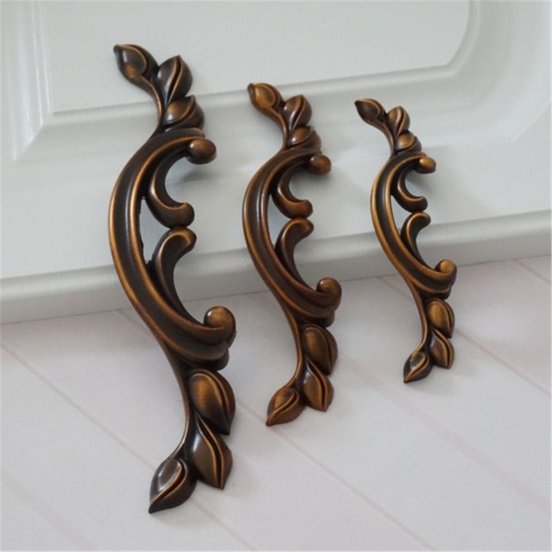 2 5 3 75 5 Vintage Dresser Pulls Knob Drawer Pull Handles Antique