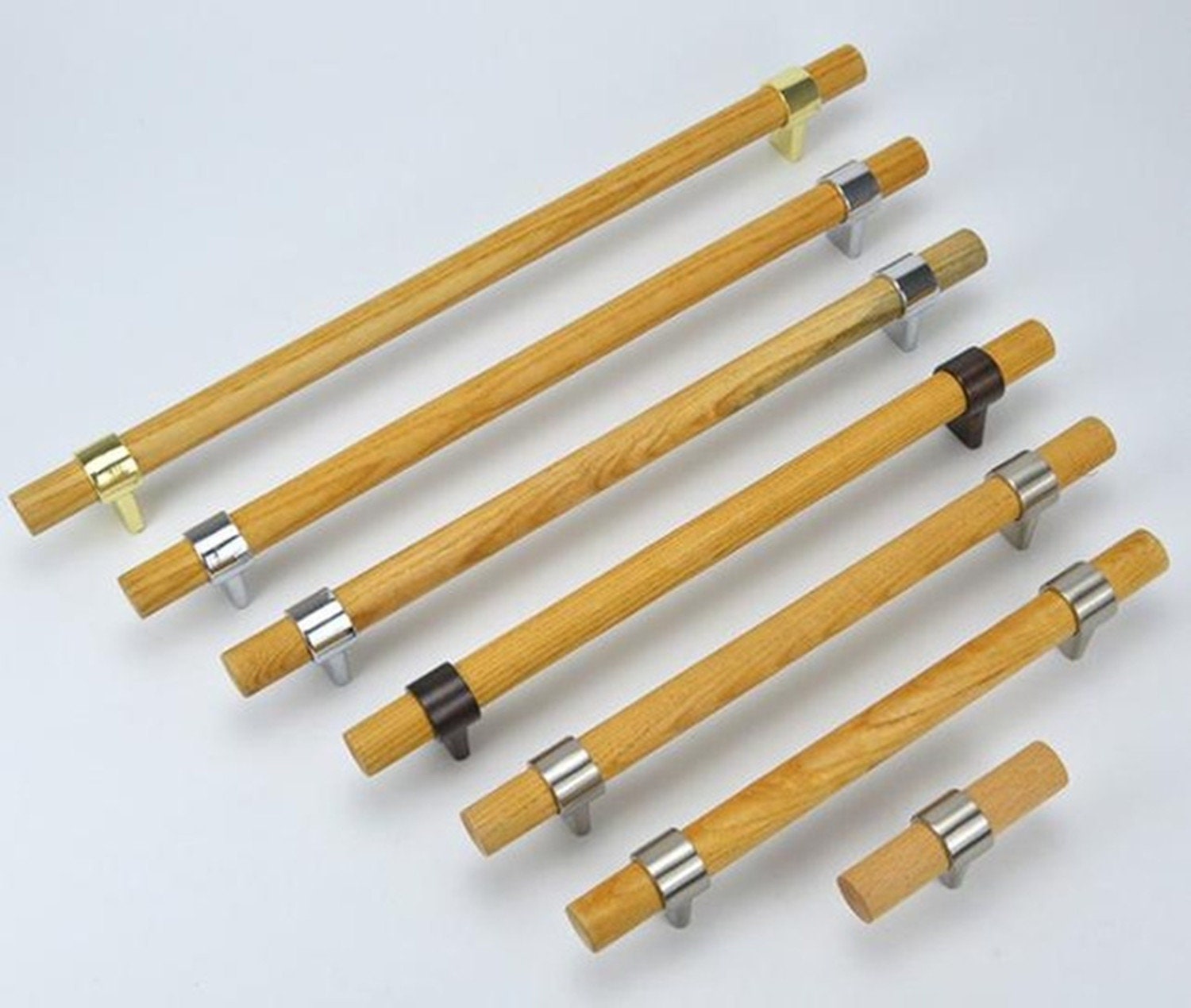 Large Wood Wardrobe Handles Pulls Dresser Knob Drawer Pulls Etsy