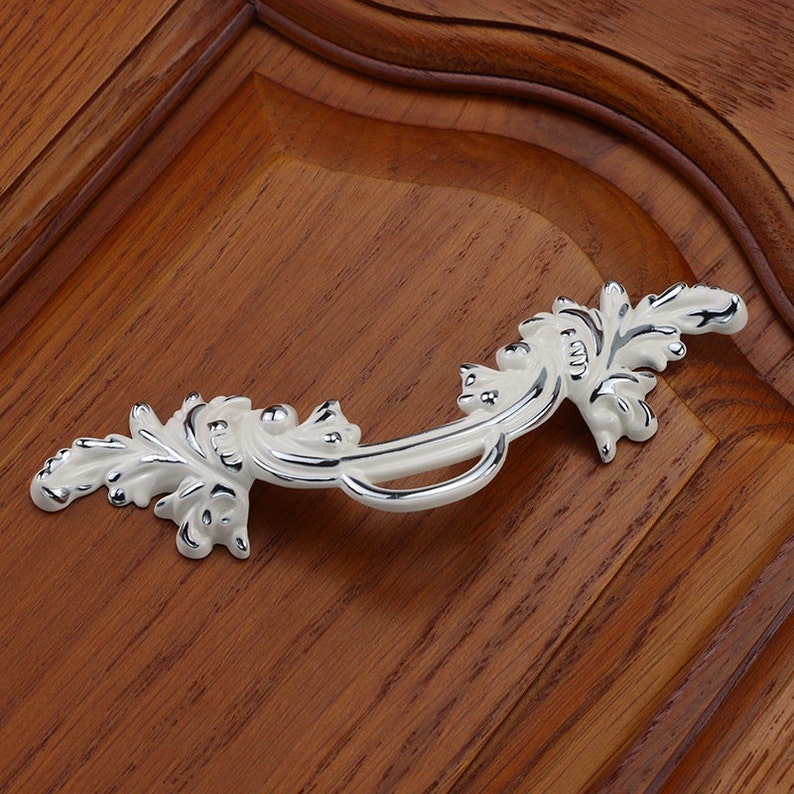 2.5 Dresser Pull Drawer Pulls Handles White Silver Gold Etsy