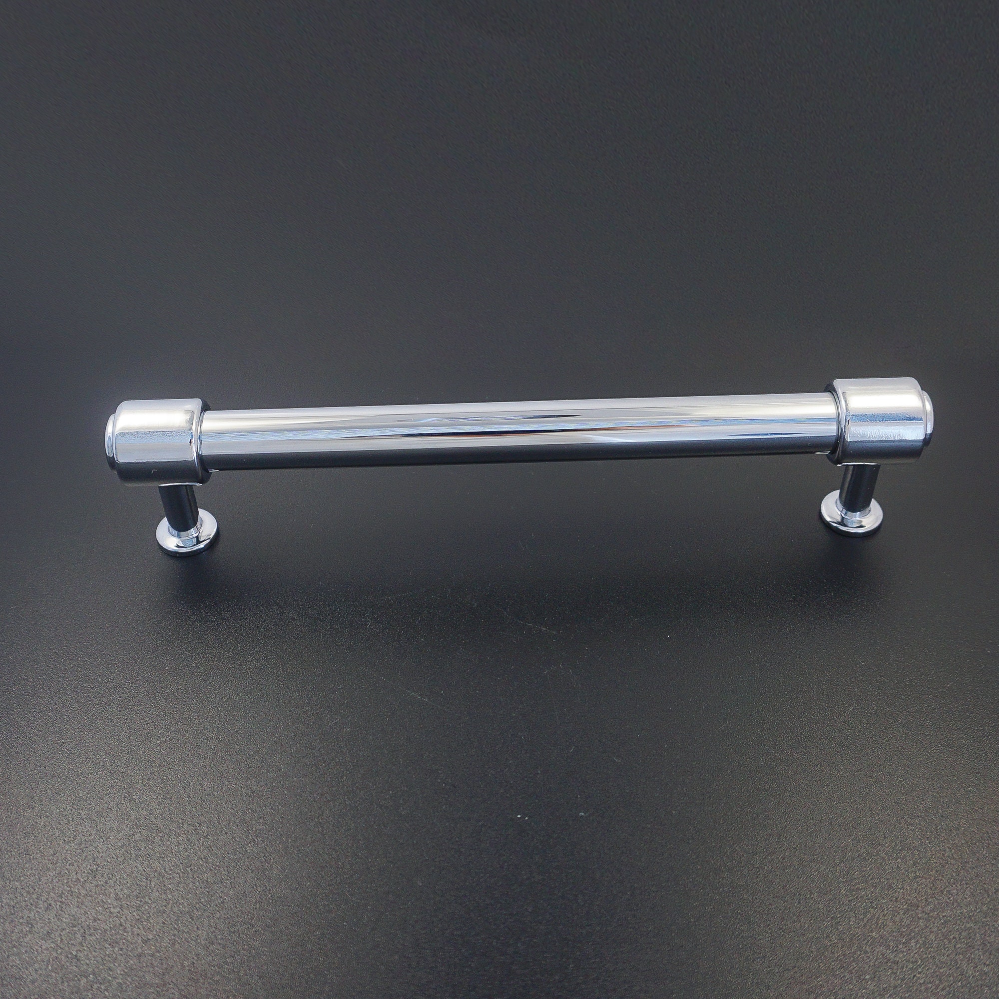 6.3'' Polished Chrome Drawer Handles Dark Gray Dresser Etsy