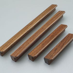 Natural Walnut Wood Cabinet Pulls Knob Kitchen Knobs Handles  Dresser Handle Minimalism Drawer Pulls Wooden Drawer Pull Round Knob