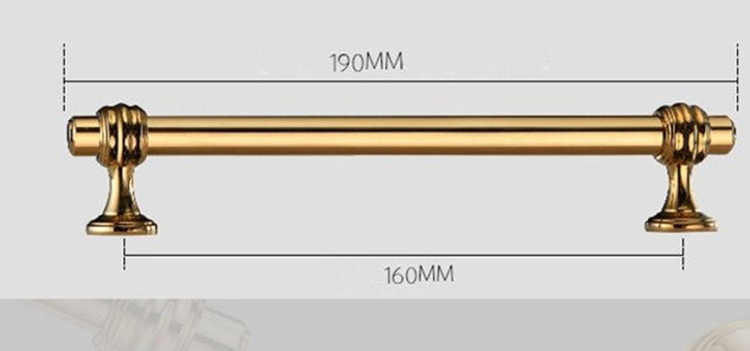 3.78'' 5'' 6.3'' Polished Gold Dresser Etsy