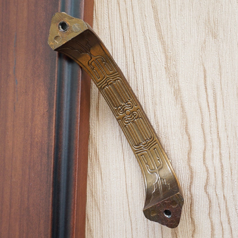 3.78'' 5'' Antique Brass Handles Etsy