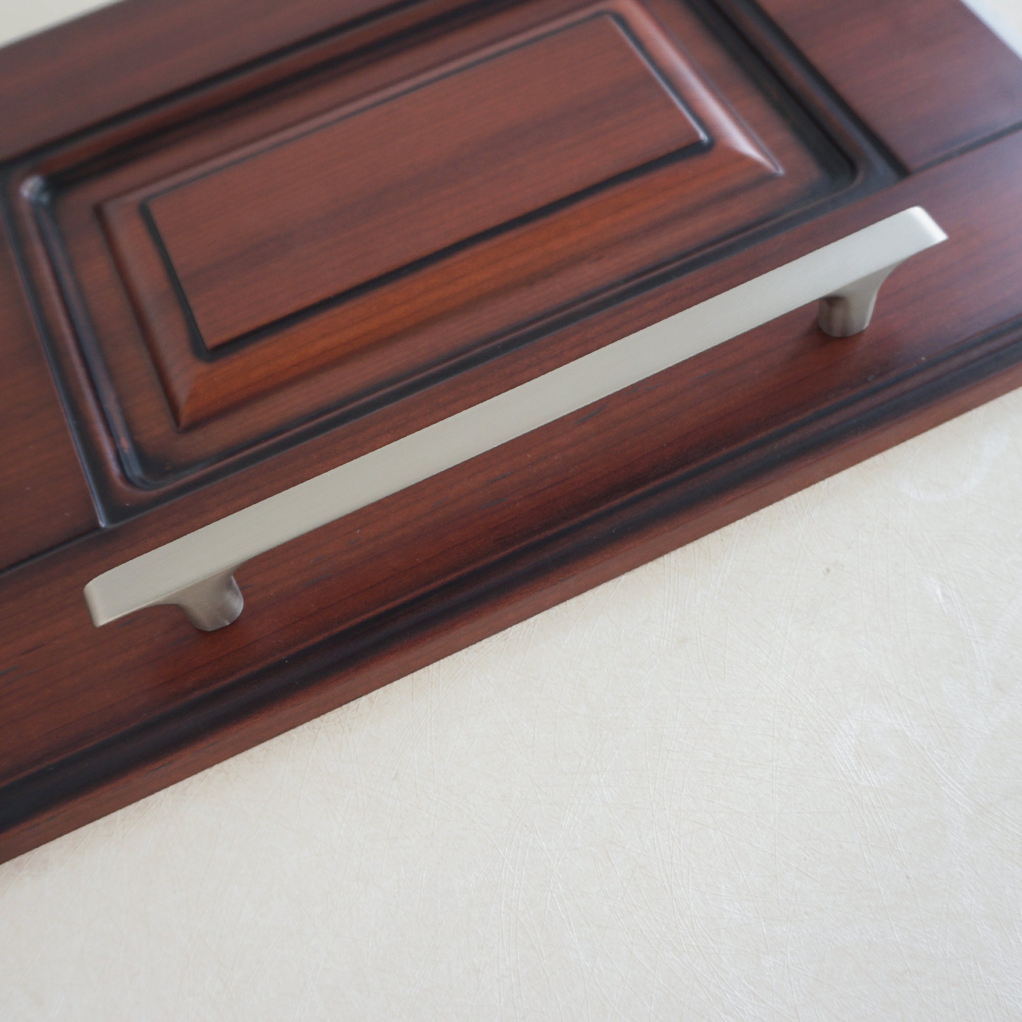 3.78 5 7.55 Brushed Brass Drawer Pulls Etsy