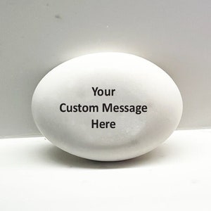 Custom Rock- Inspirational stone - Personalized Rock- Custom Stone - Worry Stone - Keepsake - Remembrance - Grief gift