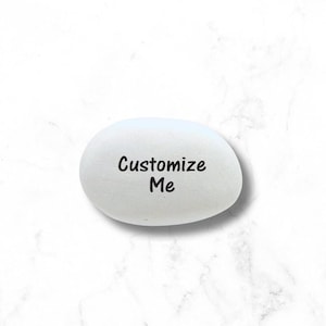 Custom Rock, inspirational stone, Personalized Rock, Custom Handcrafted Stone, Pocket Rock, Worry Stone, Keepsake, Remembrance, Grief gift
