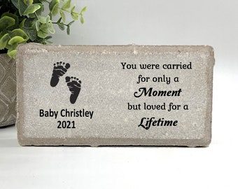 Baby Memorial Stone - Miscarriage Memorial - Loss of Baby - Baby Sympathy Gift - Miscarriage Gift- Condolence Gift- Memorial Gift- Memorial