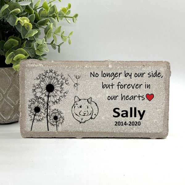 Guinea Pig Memorial - Guinea Pig Sympathy Gift- Personalized Pet Memorial Stone - Pet Sympathy Gift - Pet Memorial Gift - Pet Loss Gifts