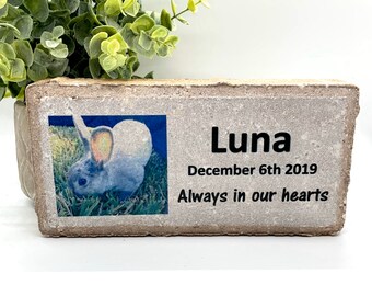 bunny memorial stones