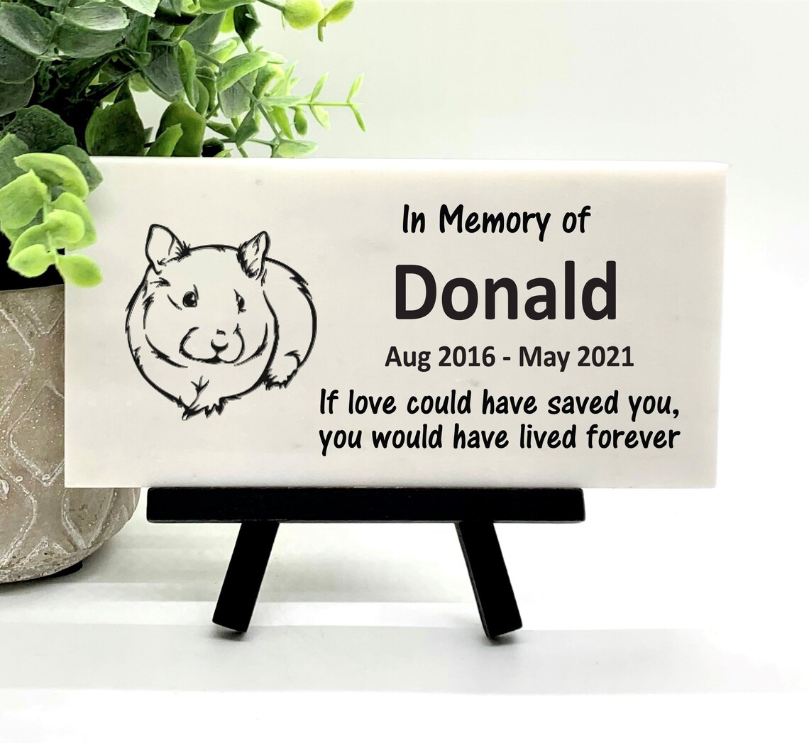Guinea Pig Memorial Stone Personalized Pet Keepsake Choice Etsy