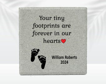 Baby Memorial Stone- Loss of Baby - Miscarriage Memorial - Personalized Baby Memorial - Infant Loss - Still Born Sympathy Gift