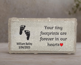 Baby Memorial Stone- Loss of Baby - Miscarriage Memorial - Personalized Baby Memorial - Infant Loss - Still Born Sympathy Gift