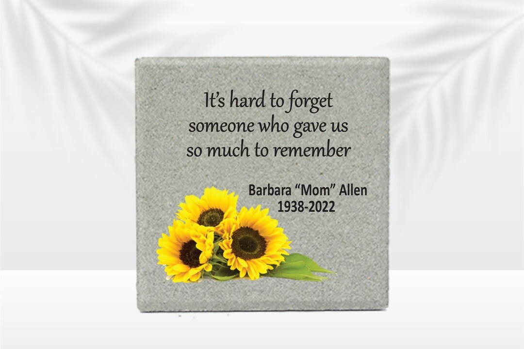 Memorial Stone Sympathy Gift Bereavement Gift Funeral Gift Etsy