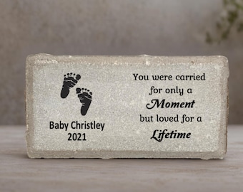 Baby Memorial Stone - Miscarriage Memorial - Loss of Baby - Baby Sympathy Gift - Miscarriage Gift- Condolence Gift- Memorial Gift- Memorial