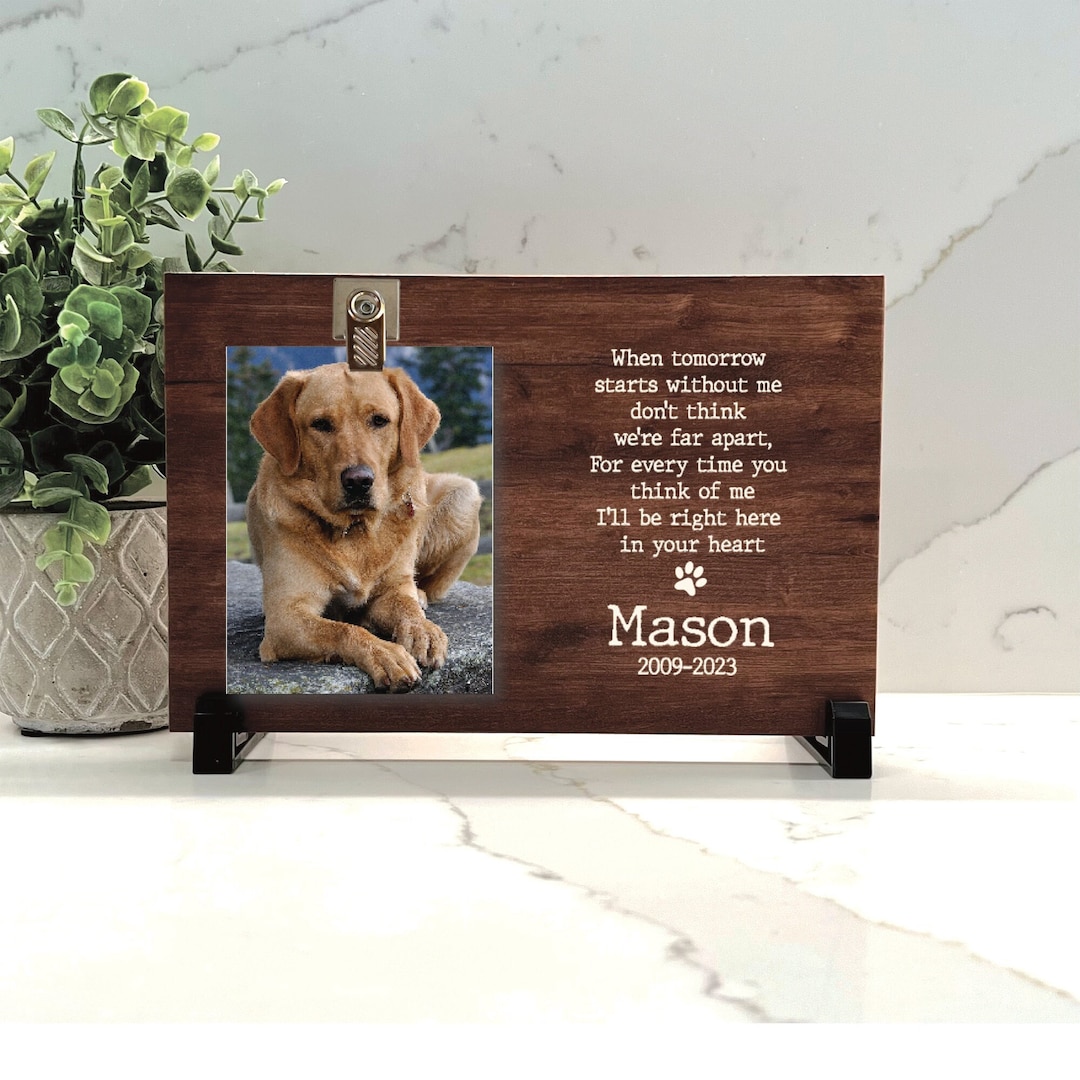 Pet Memorial Picture Frame Cat Dog Memorial Gift Loss Pet