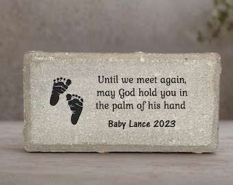 Memorial Stone - Infant Memorial Stone- Loss of baby- Baby Sympathy Gift - Baby Memorial Stone - Miscarriage Gift - Bereavement Gift