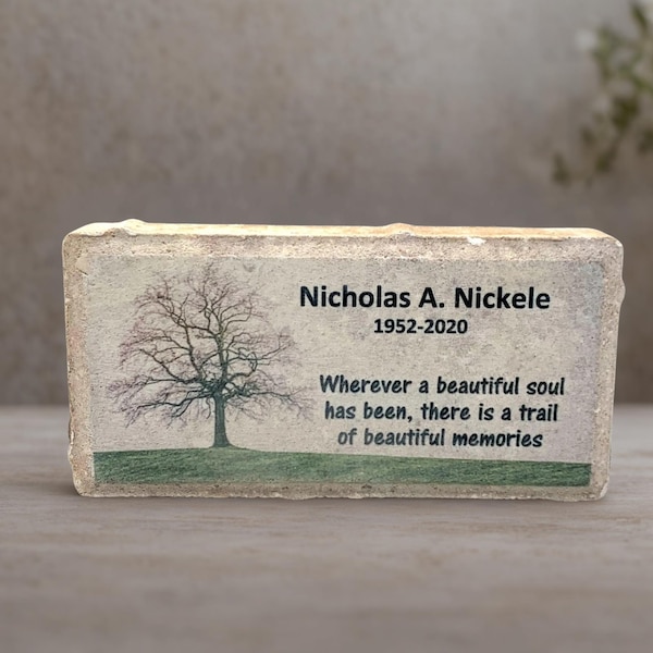 Memorial Stone -Memorial Gift -Personalized Sympathy Gift- Bereavement Gift - Condolence - Custom Memorial- Loss of Mother - Loss of Father