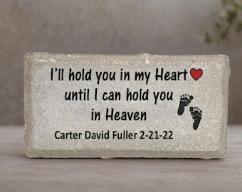 Miscarriage Memorial Stone -Baby Memorial Stone- stillborn memorial- Baby Sympathy Gift Stone- Baby Loss Gift -Baby Keepsake - Grief Gift