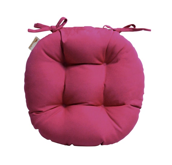 Rsh Decor Indoor Outdoor Round Tufted Bistro Chair Cushion Etsy