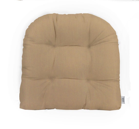 Sunbrella Canvas Vellum Wicker Chair Cushion Indoor Etsy