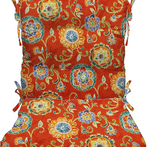 RSH Décor Indoor Outdoor Tufted High Back Chair Cushion - Carnival Fanfare