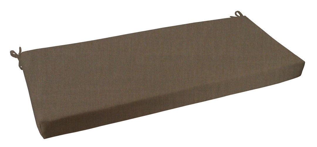 RSH Décor Indoor/outdoor Bench Cushion Made From Sunbrella Canvas Taupe